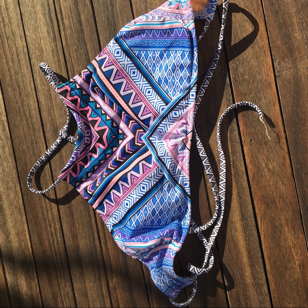 High neck bikini top